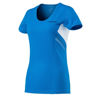 Tennisshirt HEAD Club Technical Shirt Blau Damen