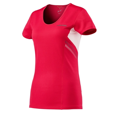 T-shirt de Tennis HEAD Club Technical Shirt Women Red