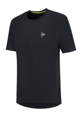 Tennis Shirt Dunlop Men Ap Club Crew Tee Black