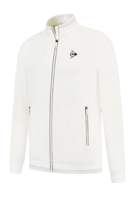 Tennis Hoodie Dunlop Men Ap Club Knitted Jacket White