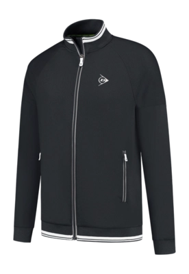 Tennis Hoodie Dunlop Men Ap Club Knitted Jacket Black