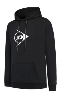 Tennistrui Dunlop Unisex Ap Essentials Hooded Sweat Black