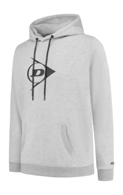 Tennistrui Dunlop Unisex Ap Essentials Hooded Sweat Grey Melange
