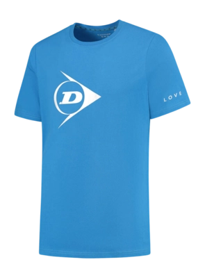 Tennisshirt Dunlop Unisex Ap Essentials Promo Tee Royal Blue
