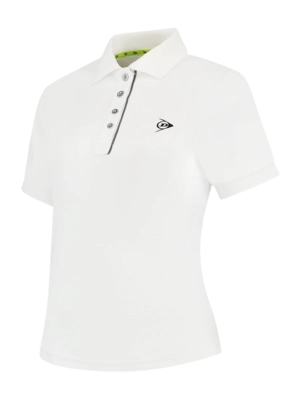 Polo Shirt Dunlop Women Ap Club White