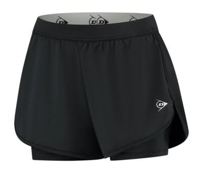 Tennisbroek Dunlop Women Ap Club Shorts Black