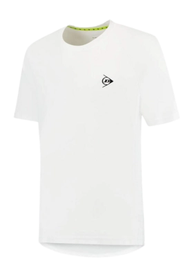 Tennis Shirt Dunlop Boys Ap Club Crew Tee White