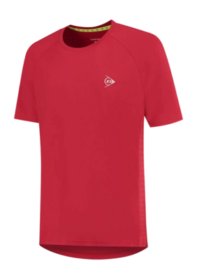 Tennisshirt Dunlop Ap Club Crew Tee Jungen Jester Red