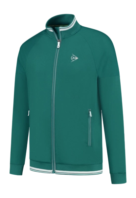 Tennis Hoodie Dunlop Boys Ap Club Knitted Jacket Atlantic Deep