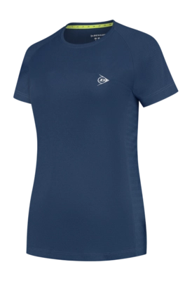 Tennis Shirt Dunlop Girls Ap Club Crew Tee Navy