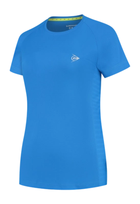 Tennis Shirt Dunlop Girls Ap Club Crew Tee Royal Blue