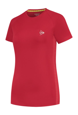 Tennis Shirt Dunlop Girls Ap Club Crew Tee Jester Red