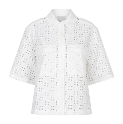 Hemd Dante6 Toddy Broderie Anglaise Damen Optic White