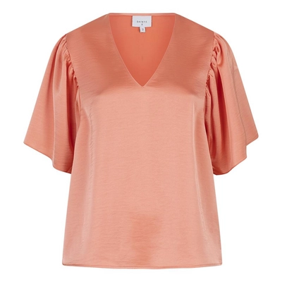 T-Shirt Dante6 Femme Arvi Satin Butterfly Sleeve Radiant Apricot