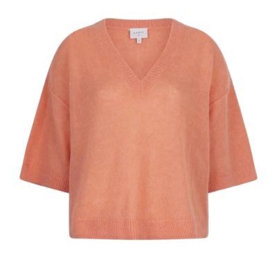 Sweater Dante6 Women Talya V-Neck Radiant Apricot