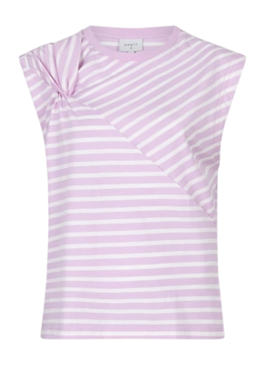 T-Shirt Dante6 Dash Constructed Stripe Damen Pink Sorbet