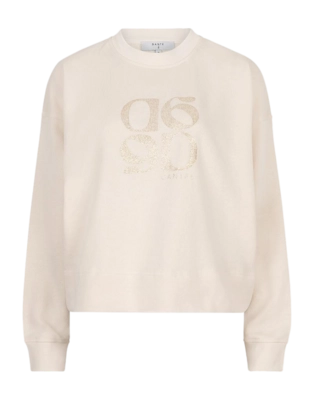 Crewneck Dante6 Women Zeke Relaxed Fit Cropped Sweater Butter Cream