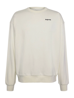 Pullover KnowledgeCotton Apparel Unisex Loose Fit Sweat Camping Back Print Egret