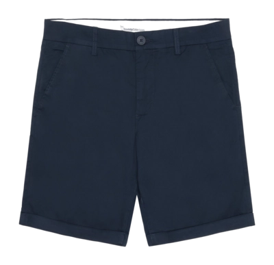Kurze Hose KnowledgeCotton Apparel Herren Chuck Regular Chino Poplin Total Eclipse