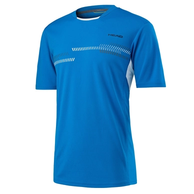 T-Shirt de Tennis HEAD Club Technical Shirt Boys Blue