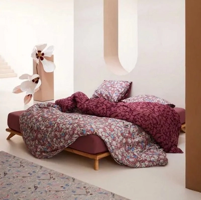 Bettwäsche Essenza Aleste Mauve Bio-Baumwollsatin