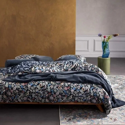 Bettwäsche Essenza Aleste Slate Grey Bio-Baumwollsatin