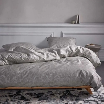Bettwäsche Essenza Fabrice Cloud Grey Baumwollsatin