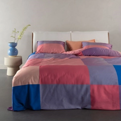 Bettwäsche Essenza Femi Summer Mauve Bio-Baumwollsatin