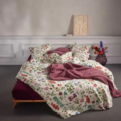 Bettwäsche Essenza Marigold Vanille Bio-Baumwollsatin
