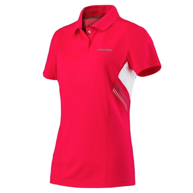 Polo HEAD Club Technical Polo Shirt Girls Red