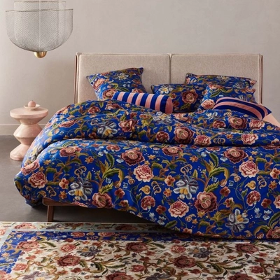Bettwäsche Essenza Roselina Ultra marine Blue Bio-Baumwollsatin