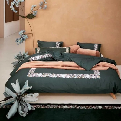 Bettwäsche Essenza Veroniq Balsam Green Bio-Baumwollsatin