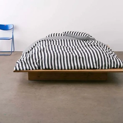 Bettwäsche Marc O'Polo Classic Stripe Navy Bio-Baumwollsatin
