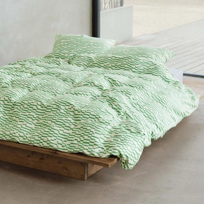 Bettwäsche Marc O'Polo Harpa Fern Green Bio-Baumwollsatin