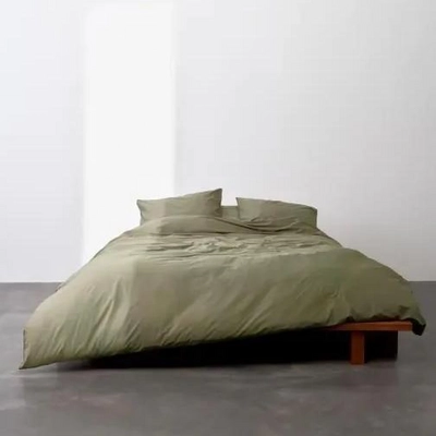 Bettwäsche Marc O'Polo Tove Moss Green Bio-Baumwolle Perkal