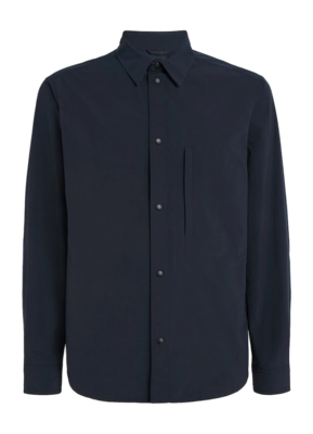 Chemise Woolrich Homme City Melton Blue