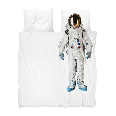 Bettwäsche SNURK Astronaut Weiß Bio-Baumwolle