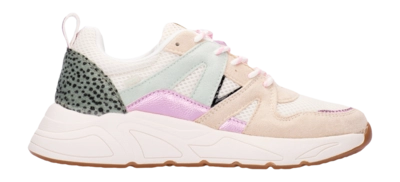 Sneaker POSH by Poelman Women Carocel Beige With Combination