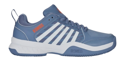 Tennis Shoes K-Swiss Men Court Express 2 Clay Infinity White Scarlet Ibis