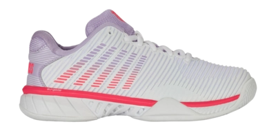 Tennis Shoes K-Swiss Women Hypercourt Express 2 White Orchid Petal Neon Blaze