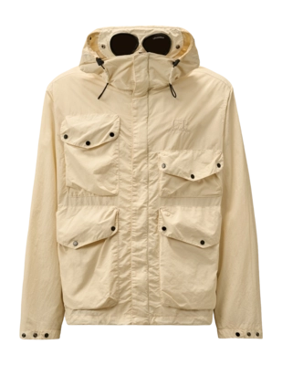Jacke CP Company Flatt Nylon Goggle Outerwear Medium Herren Pistachio Shell