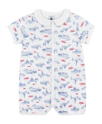 Babypakje Petit Bateau Playsuit Marshmallow/Multico Paris