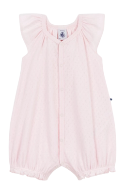 Babypakje Petit Bateau Short Playsuit Fleur