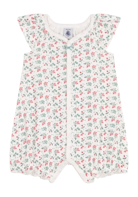 Babypakje Petit Bateau Playsuit Marshmallow/Multico