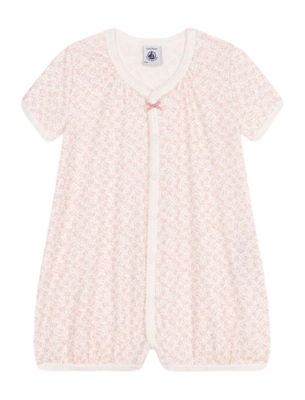 Babypakje Petit Bateau Short Playsuit Marshmallow/Panty