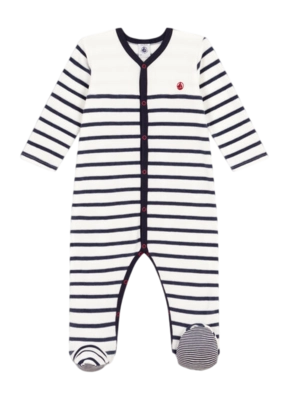Pyjamas pour Bébés Petit Bateau Dors Bien Y Marshmallow/Smoking