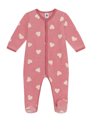 Pyjamas Bébé Petit Bateau Dors Bien Y Rosewood/Marshmallow