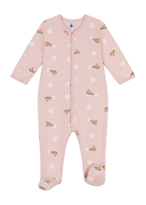 Babypyjama Petit Bateau Dors Bien Y Chaud Saline/Multico