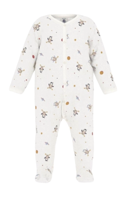 Babypyjama Petit Bateau Dors Bien Y Marshmallow/Multico Spaceman