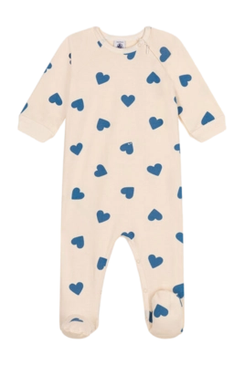Babypyjama Petit Bateau Dors Bien Zip Avalanche/Beach